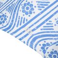 Tommy Hilfiger women's one-piece swimsuit Straight Neck Print floral stripe blue spell 3