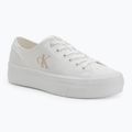 Calvin Klein women's trainers YW0YW01763 Vulc Flatform Low Cv MG triple bright white