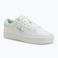 Calvin Klein women's shoes YW0YW01444 Classic Cupsole Lowlaceup Lth Wn bright white/moonlight jade
