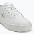 Calvin Klein women's shoes YW0YW01444 Classic Cupsole Lowlaceup Lth Wn bright white/moonlight jade 7