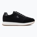 Calvin Klein women's shoes YW0YW01888 Retro Runner Low Laceup Canvas black/bright white 2