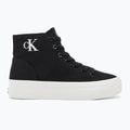 Calvin Klein women's trainers YW0YW01764 Vulc Flatform Mid Cv Mg black/bright white 2