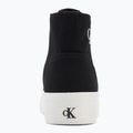 Calvin Klein women's trainers YW0YW01764 Vulc Flatform Mid Cv Mg black/bright white 6
