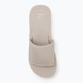 Calvin Klein women's flip flops YW0YW01725 Beach Wedge Slide Canvas eggshell 5