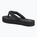 Women's Calvin Klein YW0YW01723 Beach Sandal Flatform Ttxr Satin triple black flip flops 3