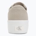 Calvin Klein women's trainers YW0YW01763 Vulc Flatform Low Cv MG eggshell/creamy white 6