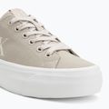 Calvin Klein women's trainers YW0YW01763 Vulc Flatform Low Cv MG eggshell/creamy white 7