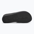 Calvin Klein women's flip flops YW0YW01725 Beach Wedge Slide Canvas triple black 4