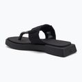 Women's Calvin Klein flip flops YW0YW01717 Sq Low Wedge Sandal Rope triple black 3