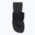 Women's Calvin Klein flip flops YW0YW01717 Sq Low Wedge Sandal Rope triple black 5