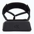 Women's Calvin Klein flip flops YW0YW01717 Sq Low Wedge Sandal Rope triple black 6