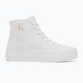 Calvin Klein women's trainers YW0YW01764 Vulc Flatform Mid Cv Mg triple bright white 2