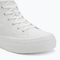 Calvin Klein women's trainers YW0YW01764 Vulc Flatform Mid Cv Mg triple bright white 7