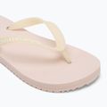 Calvin Klein women's flip flops YW0YW01829 Beach Sandal Transparent Tpu whisper pink/bright white 7