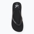 Calvin Klein women's flip flops YW0YW01829 Beach Sandal Transparent Tpu black 5