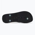 Calvin Klein women's flip flops YW0YW01719 Beach Sandal Monologo Tpu black/cloud blue 4