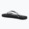 Women's Calvin Klein YW0YW01719 Beach Sandal Monologo Tpu black/silver flip flops 2