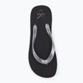 Women's Calvin Klein YW0YW01719 Beach Sandal Monologo Tpu black/silver flip flops 5