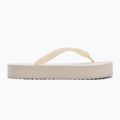 Calvin Klein women's flip flops YW0YW01830 Beach Sandal Flatform Tpu eggshell/bright white 2