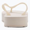 Calvin Klein women's flip flops YW0YW01830 Beach Sandal Flatform Tpu eggshell/bright white 6