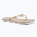 Calvin Klein women's flip flops YW0YW01720 Thong+ Tpu Metallic eggshell/bright white