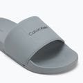 Calvin Klein men's flip-flops HM0HM01754 Pool Slide Ck Square granite road 7
