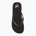 Men's Calvin Klein YM0YM01267 Beach Sandal Transparent Tpu black/bright white flip flops 5