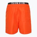 Men's Calvin Klein KM0KM01093 Intense Power Medium Double WB flamingo chili swim shorts 2