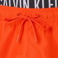 Men's Calvin Klein KM0KM01093 Intense Power Medium Double WB flamingo chili swim shorts 3