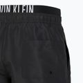 Men's Calvin Klein KM0KM01093 Intense Power Medium Double WB pvh black swim shorts 4