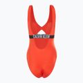 Calvin Klein women's swimsuit KW0KW02746 Intense Power One Piece Fashion Fit flamingo chili 2