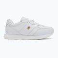 Tommy Hilfiger women's shoes Leather Runner white 2