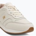 Tommy Hilfiger Leather Runner women's shoes ivory petal/newsprin 7