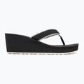 Tommy Hilfiger women's flip flops Wedge Beach Sandal black 2