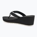 Tommy Hilfiger women's flip flops Wedge Beach Sandal black 3