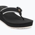 Tommy Hilfiger women's flip flops Wedge Beach Sandal black 7