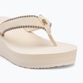Tommy Hilfiger women's flip flops Wedge Beach Sandal muslin 7