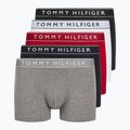 Tommy Hilfiger men's boxer shorts UM0UM03679 5 pairs white/mid red/desert sky/mid heather/black