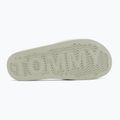 Tommy Hilfiger women's Flag Pool Slide Patent misty sage flip-flops 4