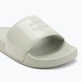 Tommy Hilfiger women's Flag Pool Slide Patent misty sage flip-flops 7