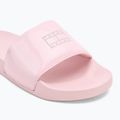 Tommy Hilfiger women's Flag Pool Slide Patent misty pink flip-flops 7