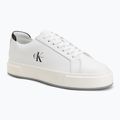 Women's shoes Calvin Klein YW0YW01945 Basket Cups Laceup Leather bright white/black