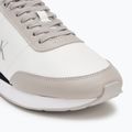 Women's shoes Calvin Klein YW0YW01942 Retro Runner Lace Up Leather MG bright white/chateau 7