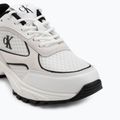Women's shoes Calvin Klein YW0YW02009 Hike Runner Mesh Mix MET MG bright white/black 7