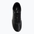 Women's shoes Calvin Klein YW0YW01942 Retro Runner Lace Up Leather MG black/formal gray 5
