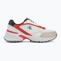 Men's shoes Calvin Klein YM0YM01379 Hike Runner Mesh MIX bright white/grey/flame scarlet 2