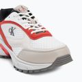 Men's shoes Calvin Klein YM0YM01379 Hike Runner Mesh MIX bright white/grey/flame scarlet 7