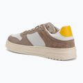 Women's shoes Tommy Hilfiger Sporty Cupsole Tumbled Leather costal taupe/ecru/yellow 3