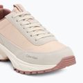 Women's shoes Calvin Klein YW0YW02075 Hike Runner Mg Nylon Mix whisper pink/dark ecru/dusty rose 7