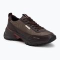 Women's shoes Calvin Klein HW0HW02999 Hike Runner Organza Met Leather bordeaux/rhubarb